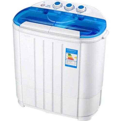 XPB45-688S Double tub mini washing machine Small semi-automatic double tub washing machine Washing all-in-one machine 220v