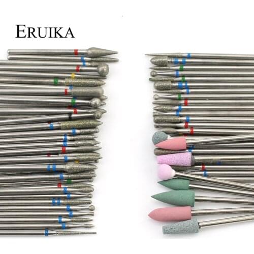 4pcs/lot Diamond Silicon Nail Drill Bit Rotary Burr Cuticle Clean Electric Mills Cutter for Manicure Drill Accessories Art Tools