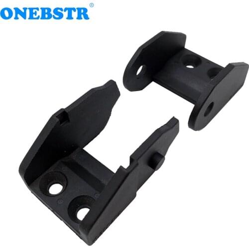 JFLO One Pair Of 18x25mm Drag Chain End Connectors Plastic Towline Joints Cable Wire Carrier Bridge Non Opening Free Shipping