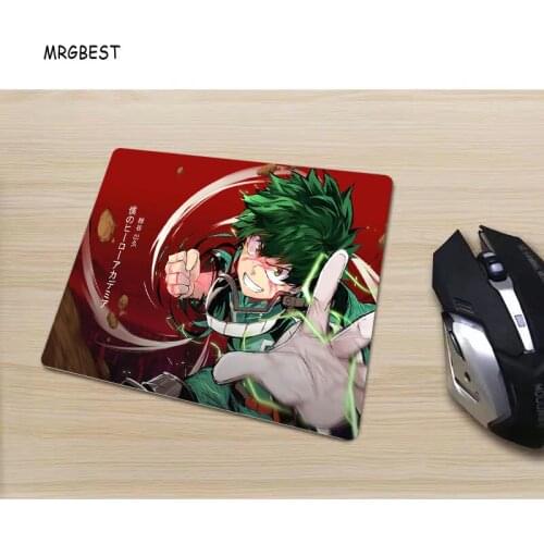 MRGBEST Anime Mouse Pad My Hero Academia Printed Mouse Pad Small Mice Mat Game Computer Accessories Desk Mat M For Fans