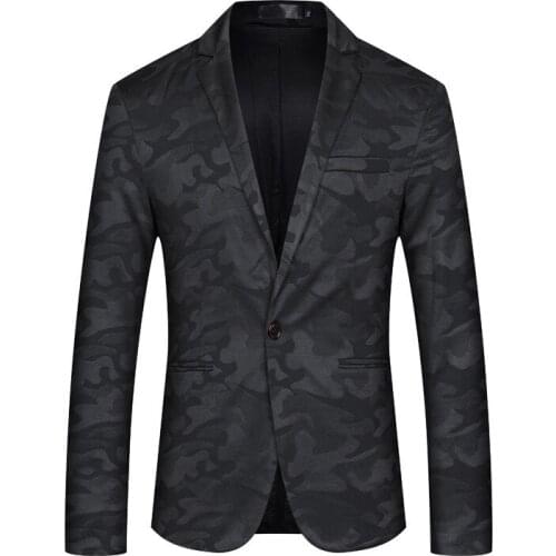 Luogen Drop Shippping 2019 Spring Casual Blazer Masculino Jacket Mens Blazers Men Jackets Coat Plus-size Veste Costume Homme