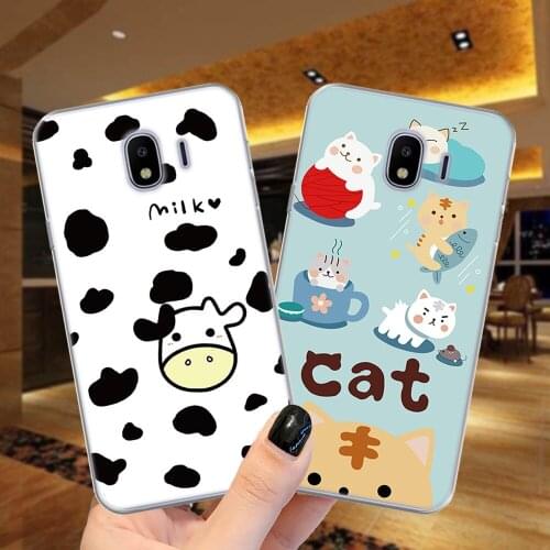 Cute Cartoon Soft TPU Case For Samsung Galaxy J2 J5 Prime J3 J5 J7 2017 J8 J4 J6 2018 Rabbit Cat Panda Duck Silicone Phone Cover