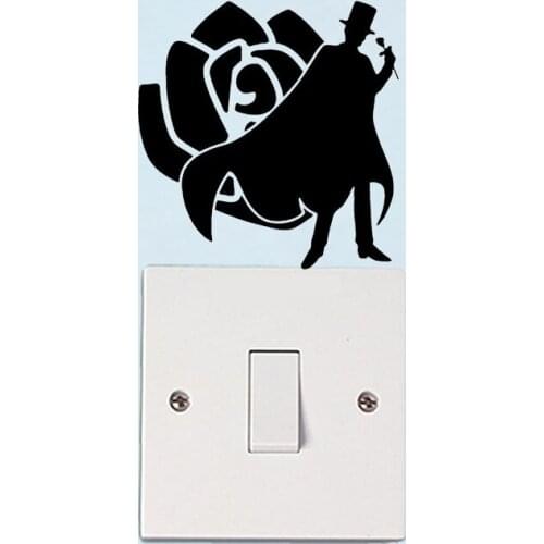 Moon Tuxedo Mask Bedroom Wall Sticker Vinyl Switch Decal Home Decor 6SS0442