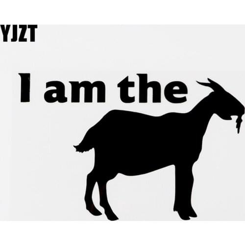 YJZT 16CM×10.4CM Fun I Am The Sheep Vinyl Car-styling Car Sticker Decal Black/Silver 8C-0264
