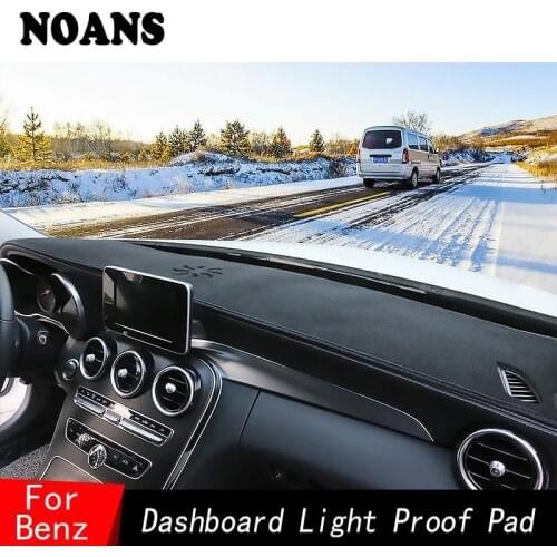 NOANS For Mercedes Benz W212 C207 W203 W204 ML GLK C Class E Class Dashmat Dashboard Cover Sun Shade Car Styling Accessories