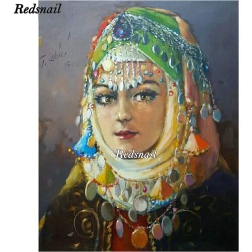 New Diamond Embroidery Muslim girl pattern Full Square & Round 5d DIY Diamond Painting Stitching mosaic Cross Stitch Kit EE127