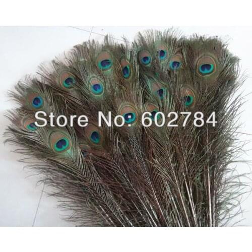 Top quality peacock feather,100pcs/lot, length 14-16inches, 35-40cm eye width 3-5cm natural peacock feather