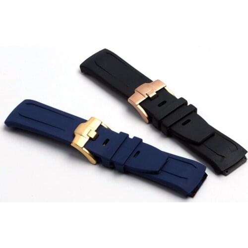 Black Blue watchband 27x24mm Watch Band AP 26560IO 26577TI 26221FT For Audemars And Piguet strap Oak Concept GMT belt tools