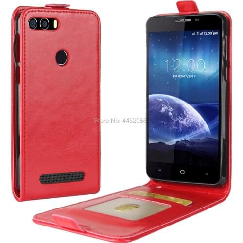 For Leagoo Kiicaa Power Luxury Wallet PU Leather Back Cover Case for Leagoo Kiicaa Power Flip Phone Protective Bag Safe Guard