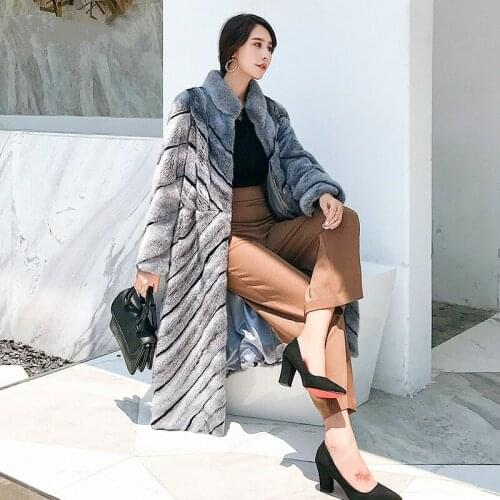 Natural Mink Fur Coat Women Winter Warm Thickening Fur Jacket High Quality Casacas Para Mujer Invierno 2020 719 MF372
