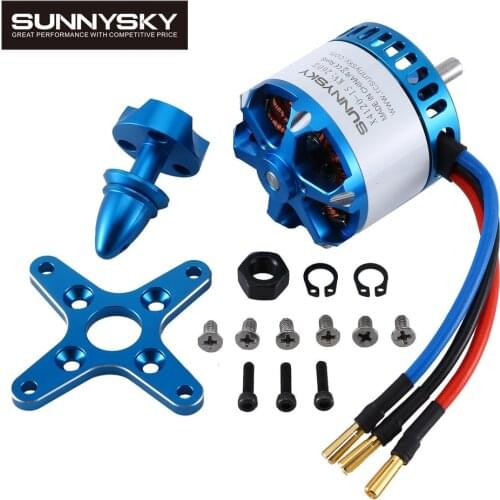 1pcs SunnySky X4120III 485KV/550KV High Effectiveness Brushless Motor for Fixed - Wing 3D RC Drone Helicopter Airplane