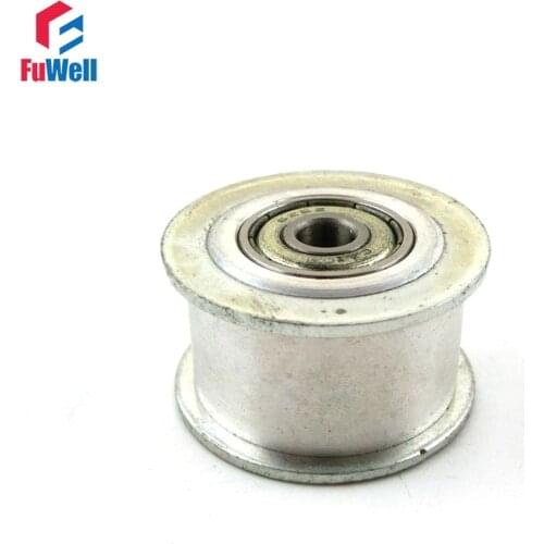 5M 40T Timing Idler Pulley Without Teeth 16/21/27mm Belt Width Idle Pulley 10/15/17/20/25/30mm Bore Bearing Synchronous Wheel