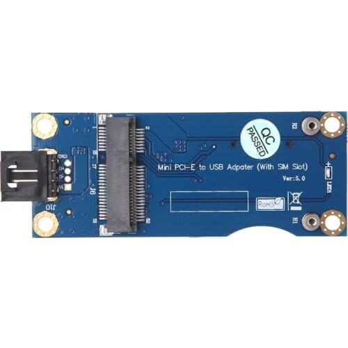 1 Pc Mini PCI-E To USB With SIM Card Adapter For WWAN/LTE Module-Horizontal Connector High Speed