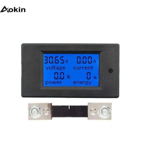 1pc LCD Display Digital Current Voltage Multifunction Power Energy Meter Multimeter Ammeter Voltmeter 100A Current Shunt