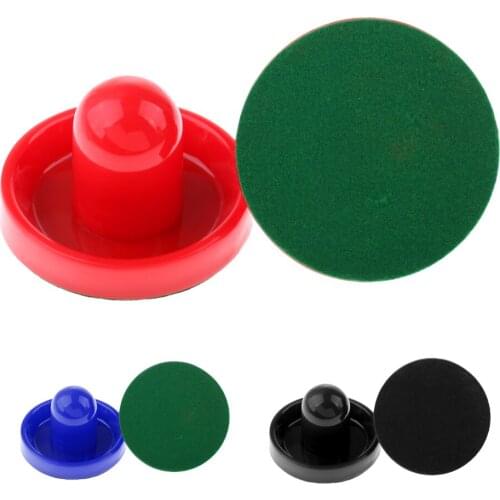 2 Pieces Air Hockey Felt Pushers Goalie Handles Paddles Replacement Large Chess Game