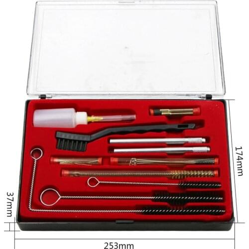 Air Brush Spray Machine Cleaning Tool Kit Paint Spray Gun HVLP Gravity Airbrush Case
