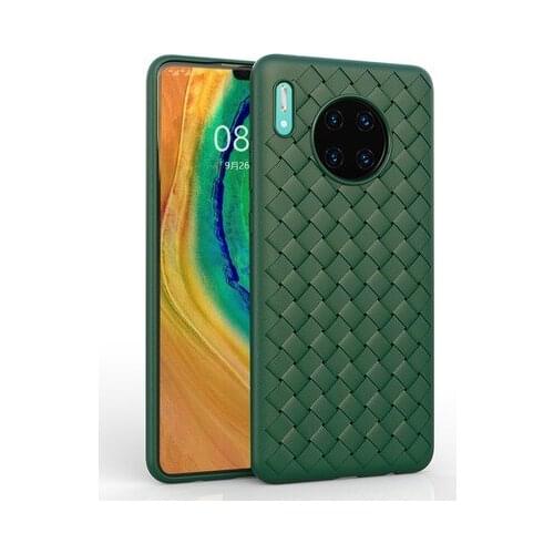 For Huawei Mate 30 Pro Case Luxury BV Grid Weaving Slim soft Protective back cover case for huawei mate 30 mate30 30pro shell