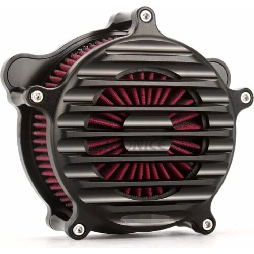 Black Nostalgia Venturi Air cleaners For harley road glide flhx filter street glide FLHR filters 17-20, softail 2018 air intake