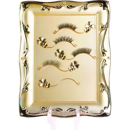 Eyelash Extension Model Display Photo Frame Beauty Eyelash Shop Planting Eyelash Style Display Stand Metal Try-on Device Strip