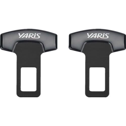 For Toyota yaris 2004 2008 2018 accessories car styling Safety Belt Buckles Car Seat Safty Belt Alarm Canceler Stopper 2PCS