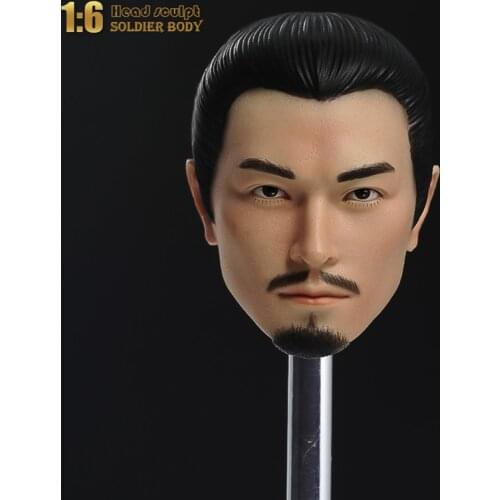 1/6 Ming Dynasty Ancient Man Guard Head Sculpt Head Fit 12'' TBL Action Figure Body