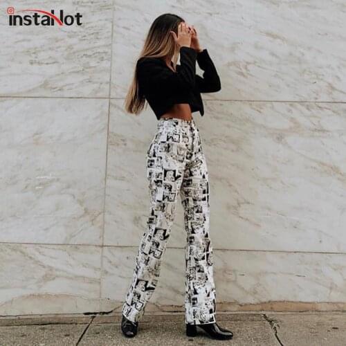 InstaHot Women's Straight Trousers