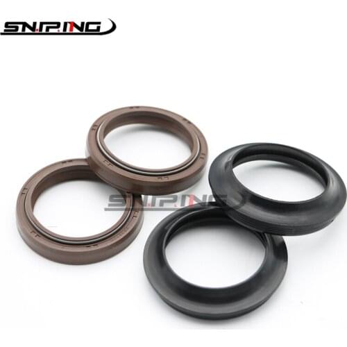 41x53x8/10 Motorcycle Front Fork Damper Oil Seal And Dust Seal (41*53*8/10) For Kawasaki Suzuki Yamaha XVS650 GSF250 ( 41 53