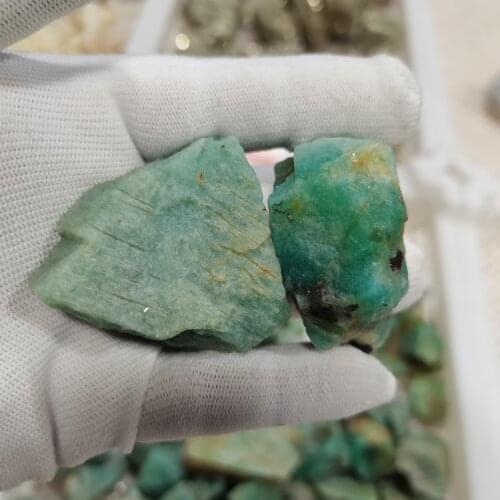 100g Natural Amazonite Crystal Gravel Rock Quartz Raw Gemstone Mineral Specimen Garden Decoration Energy Stone Healing Crystal