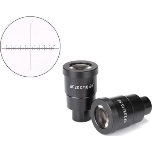 Brand New WF20X WideField Stereo Microscope Eyepiece With Reticle 30mm for Olympus Nikon ! Free Shipping