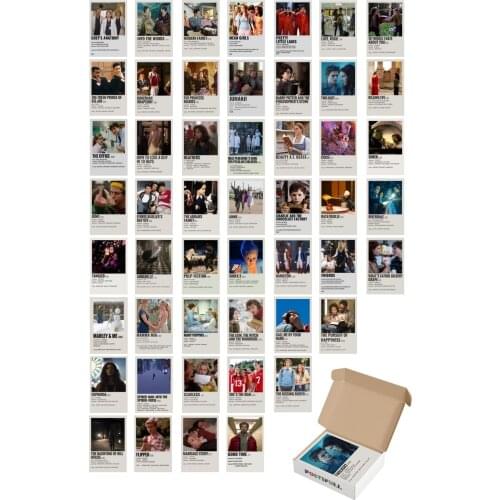 Movie Posters Polaroid Wall Poster Set - Poster Collage Set - 50 Pieces - Thick Coated Paper Wall Art Decor Poster