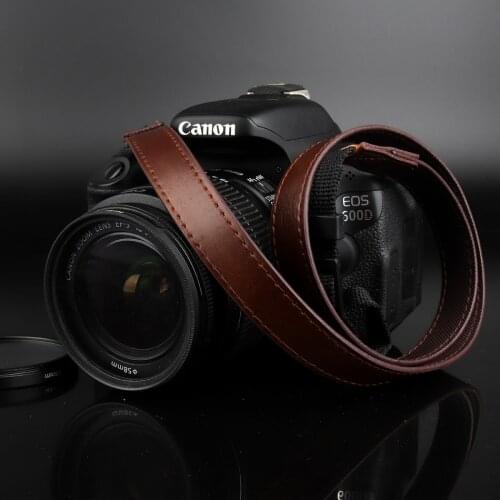PU Leather Camera Strap Shoulder Neck Belt for Canon Powershot SX60 SX50 SX40 SX30 SX20 SX10 SX540 SX530 G15 G16 G9 G11 G12 G8