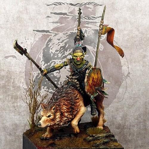 Self-assembled New Unassembled 1/32 ancient man stand warrior Resin Figure Unpainted Model Kit