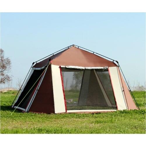 Northwest oversized outdoor awning Multiplayer automatically pergola canopy tent canopy silver coating Anti-UV