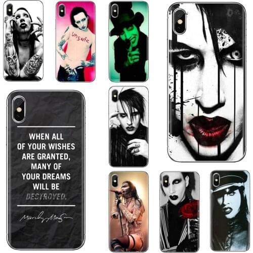 Good Silicone Phone Case UK Marilyn Manson Brian Warner For Huawei P7 P8 P9 P10 P20 P30 P40 Lite Plus Pro 2015 2016 2017 Mini
