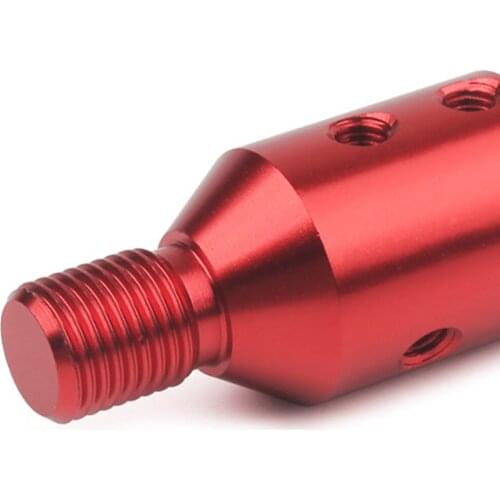Universal Car Aluminum Shift Knob Adapter For Non-threaded Shifter 10*1.5mm Red