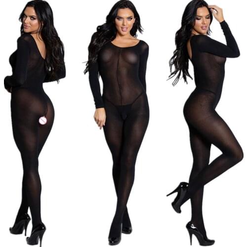 Plus Size Body Suit Robe Femme Sexy Erotic Lingerie Women Open Crotch Babydoll Underwear Porno Bodysuit Lenceria Sensual Mujer 1