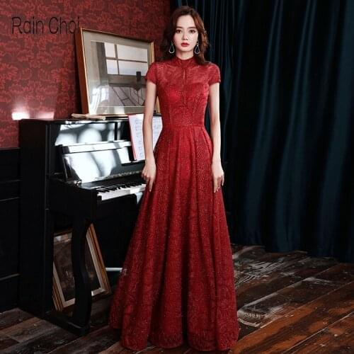 Beading Formal Party Gowns Floor Length Elegant Vestido De Novia Long Prom Dresses