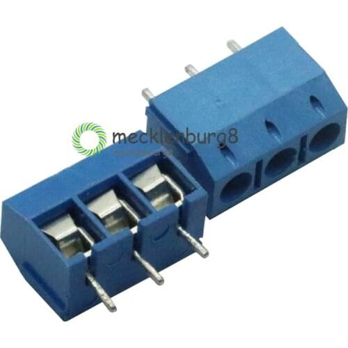 10 pieces. KF301-3P 5.08 mm 3 Pin Connection Terminal Screw Terminal Connector