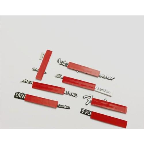 100pcs 3D H/Kardon hi-fi speaker stereo speaker pioneer badge emblem Sticker Car Accessorie focal burmester meridian