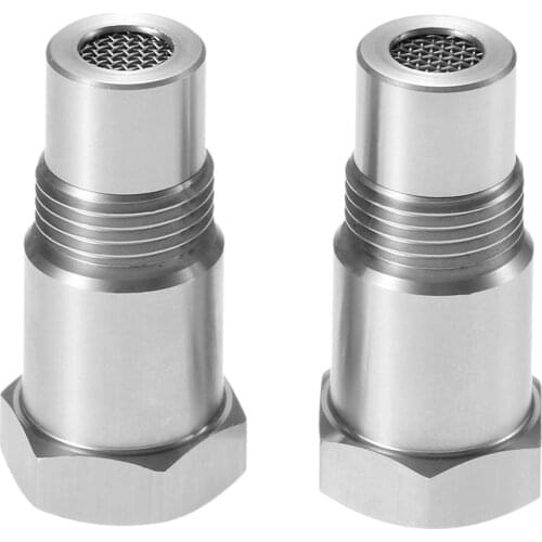 2/1 PC CELCheck Engine Light Adapter CEL Eliminator Catalytic Converter O2 Oxygen Sensor Stainless Steel Car Accessories M18x1.5