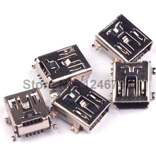 20PCS Mini USB SMT 5 Pin 5P 5PIN Female Plug Connector Socket