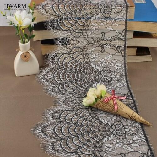 3yard/pcs african lace fabric ribbon Mixed color 2019 high quality lace wedding decoration trim DIY embroidery curtain skirt