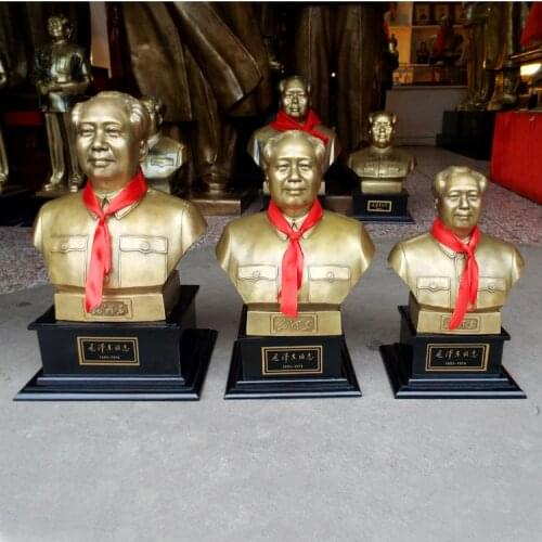 Large # Home OFFICE TOP Decor -45cm # CHINA GREAT leader Mao Zedong Chairman Mao statue sculpture Decoration bronze decorative