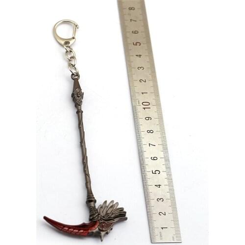 New Game Keychain 12cm Battle Royale Metal Alloy Key Chain Ring Metal Chveiro llavero For Men Car Woman Bag Jewelry