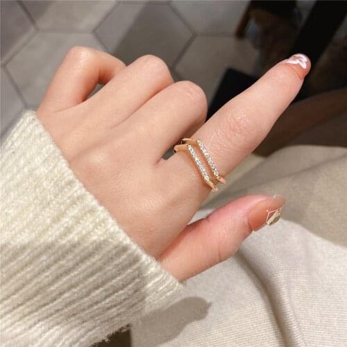 FLOWER STREAM Women's Gold Rings