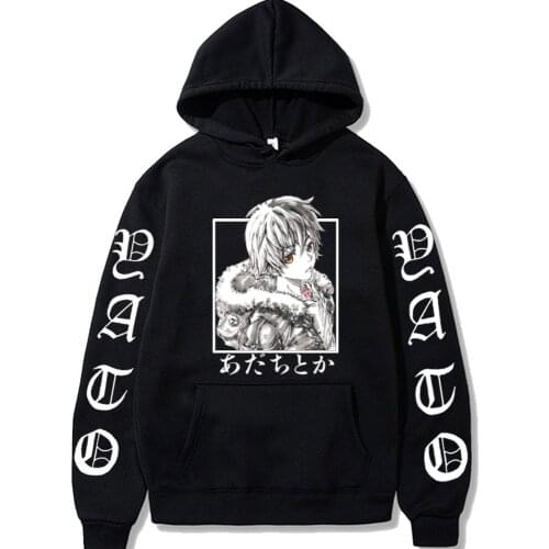 Hot Anime Hoodie Noragami Yukine Fashion Pullover Tops Long Sleeve Cloth Uniex