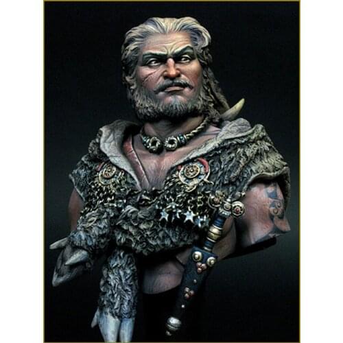 1/10 Battle of the man Warriors bust toy Resin Model Miniature Kit unassembly Unpainted