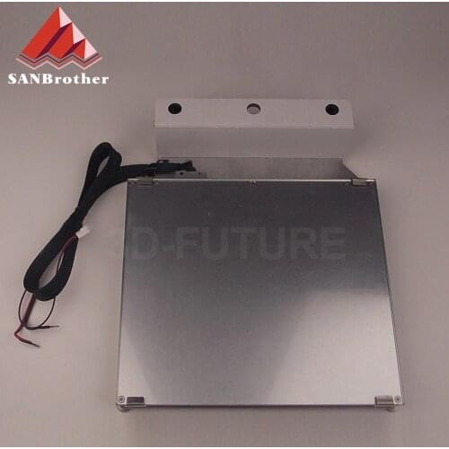 Ultimaker 2+ UM2 Extended 3D Printer Platform Kit Heated Bed Table Glass Aluminum Print Table Base Platform Free Shipping