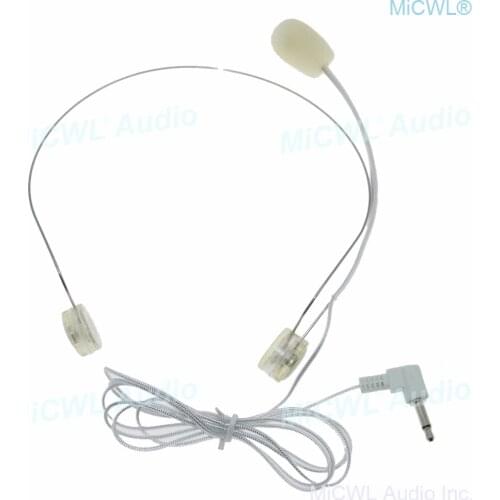 MiCWL Portable Condenser Headset Hear wear Microphone for loud-speaker Wireless Mic System PC laptop 3.5mm Mono Jack