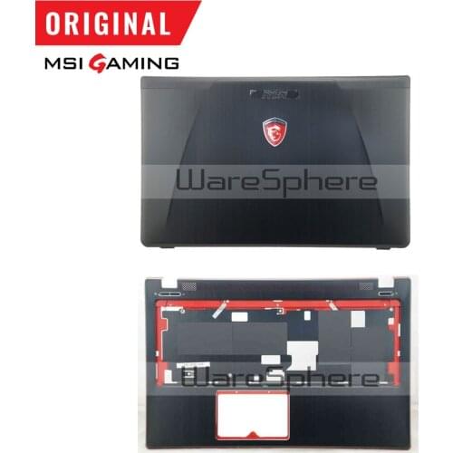 New Original LCD Rear Lid Back Cover for MSI GE60 307-6GFA214-Y31 3076GFA214Y31 / Palmrest Upper Case 3076GCC415Y31 Black